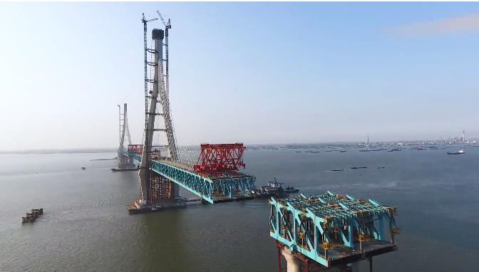 Shanghai-Suzhou-Nantong Yangtze River Bridge, winner of the George Richardson Medal.